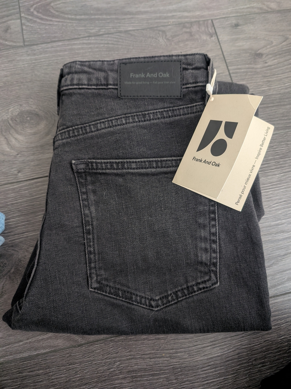 Frank & Oak Black Jeans